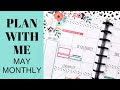 PLAN WITH ME | May 2020 Monthly | Classic Happy Planner
