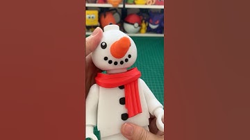 3D Printed Snowman ☃️⛄️ #3dprinting #lego #toys #asmrsounds #satisfying #snowman #christmas #funny