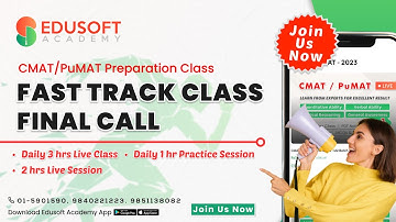 CMAT/PuMAT Preparation Classes Final Class | All you need to know about CMAT/PuMAT by Raju Sir