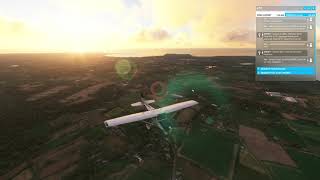 Beginners Guide to ATC communications flying from Jersey to Guernsey in Microsoft Flight Simulator screenshot 4