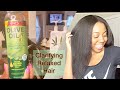 Clarifying Wash Day Routine | Relaxed Hair | Alexis H.