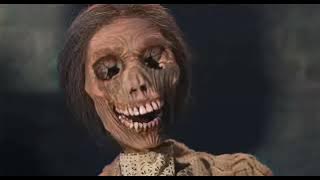 Psycho (1960) Lila finds Mrs. Bates (COLORIZED)