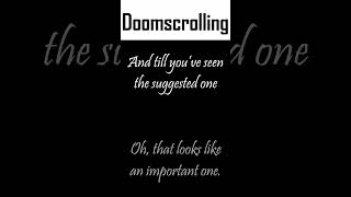 Doomscrolling #news #poetry
