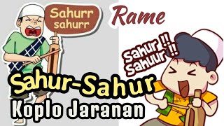 Lagu Sahur karaoke koplo jaranan bangunin sahur 2021