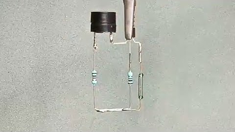 DIY DOOR ALARM USING REED SWITCH, BC547 TRANSISTOR AND BUZZER