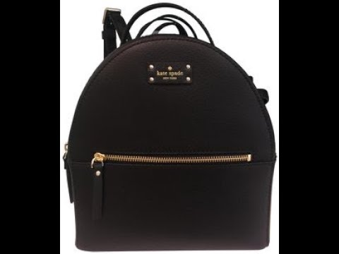 Kate Spade mini backpack - YouTube