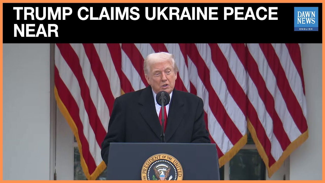 Trump Says Progress Made Toward Ukraine–Russia Peace Agreement | Dawn News English