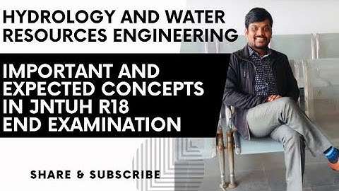 Hydrology And Water Resources Engineering(HWRE) important concepts and questions _Civil3-2 JNTUH R18