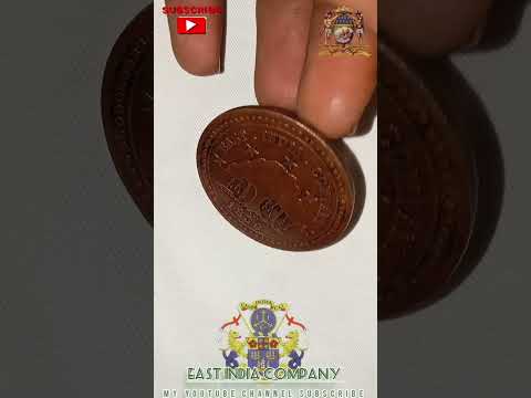 #short #antique #coin East India Company One Anna Short Video