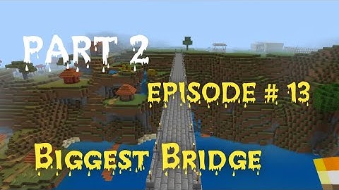 Smooth creating in Minecraft! Build a biggest bridge Part2 #viralvideo #memes #ytshorts #minecraft