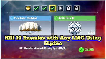 Call Of Duty Mobile Kill 10 Enemies with Any LMG Using Hipfire Task Complete
