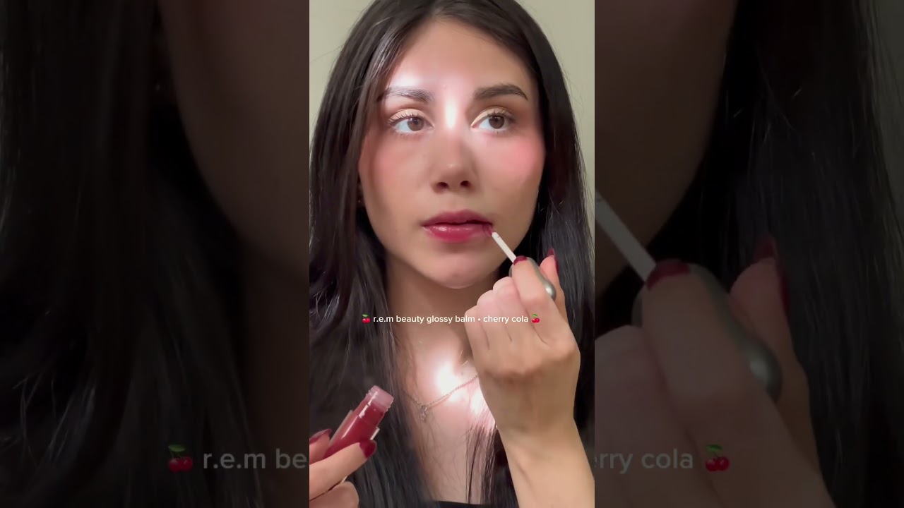 R.e.m beauty Glossy Lip Balm • Cherry Cola 🍒 