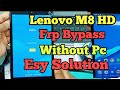 Lenovo TAb M8 Frp bypass Without pc Lenovo TB-8505F frp Remove Solution 100%