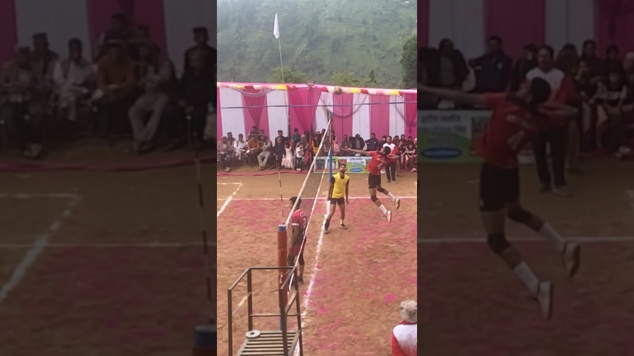 Amit Ranta 💪🔥                         Powerful showball spike🔥