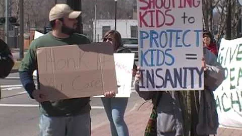 Grand Rapids protest of GVSU student being shot by police