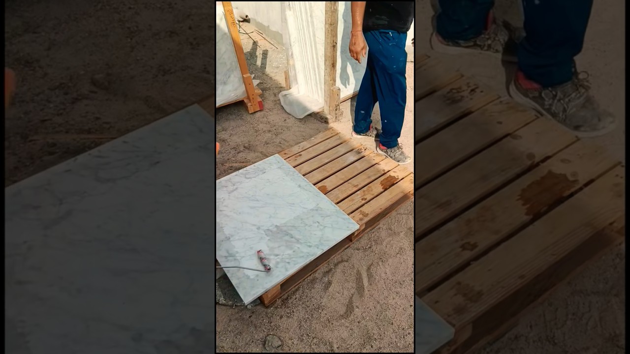 Making waterproof marble 