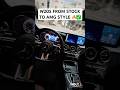 Transformation complète sur Mercedes W205 🔥🔥 #w205 #carplay #digitaldashboard #steeringwheel #amg