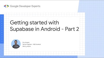 2. Connecting a Supabase project with Android Studio