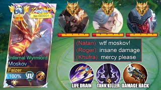 GLOBAL MOSKOV NEW 1 SHOT BUILD GUIDE TO BEAT META HERO! (BEST DAMAGE BUILD 2024)