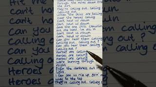 Smash Into Pieces - Heroes Are Calling #lyrics #song #lyricsvideo#songlyrics #heroesarecalling