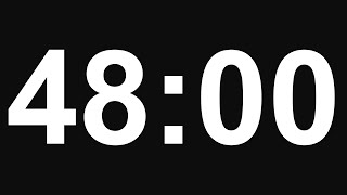 48 Minute Timer - No Alarm - 8K