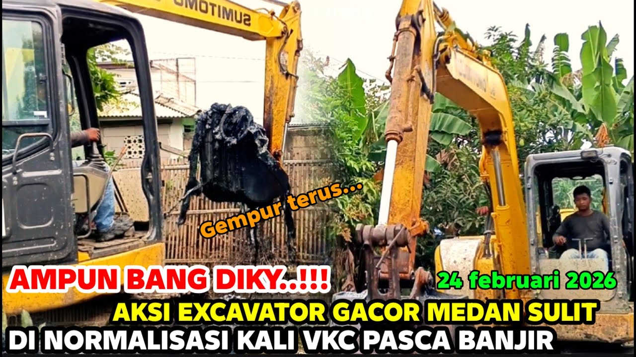 LAPOR BAPAK AING ‼️ ADA OPERATOR GACOR NIH‼️ DI NORMALISASI KALI VKC CIKARANG 