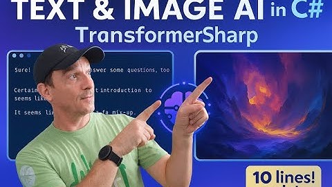Text-to-Image with C# in 10 Lines! 💥 (TransformerSharp + HuggingFace)