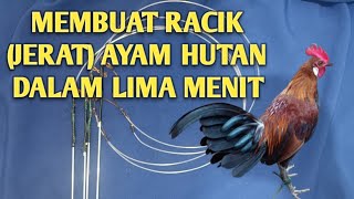 CARA MEMBUAT RACIK AYAM HUTAN LIMA MENIT