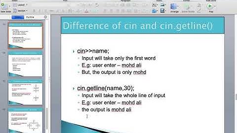 C++ :  Chapter 2 (Part 3)