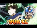Max duped 90k cc spirit dive yuno on global pvp is insane  black clover mobile