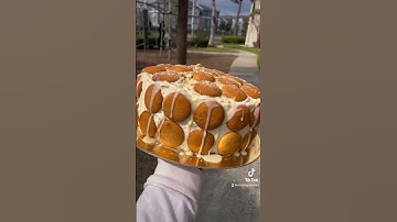 Thumbnail of Banana pudding cake! #baking #bakery #baking #cooking #howtomake #bananapudding