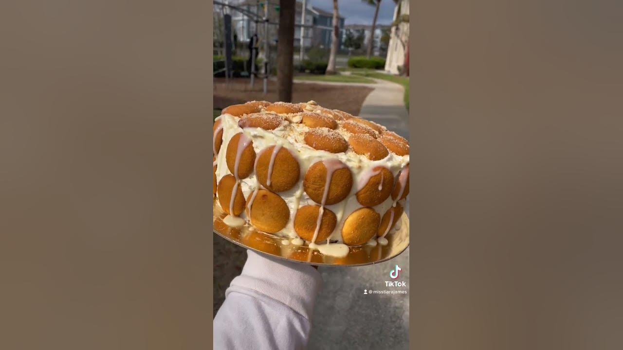 Banana pudding cake! #baking #bakery #baking #cooking #howtomake #bananapudding