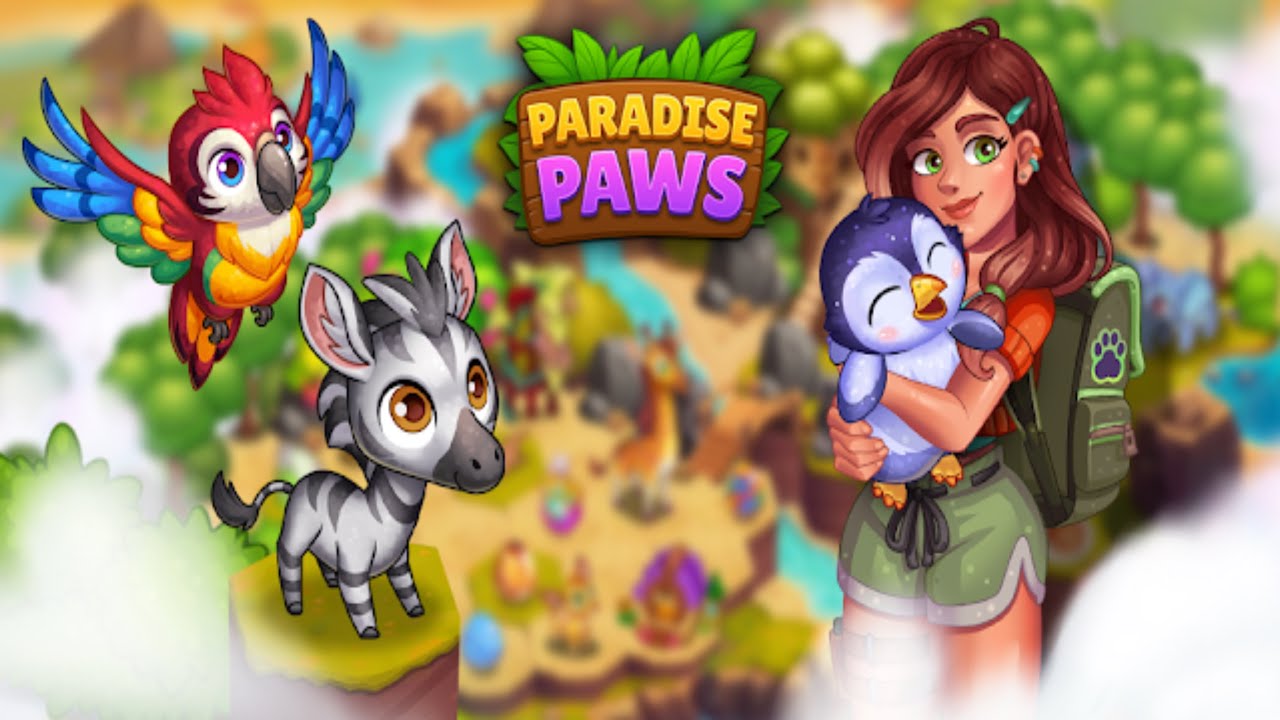 Paradise Paws: Merge Animals (by Wildlife Studios) IOS Gameplay Video (HD)