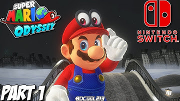 Super Mario Odyssey Gameplay Walkthrough Part 1 - Cap & Cascade Kingdom - Nintendo Switch Lets Play