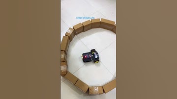 Obstacle avoiding robot using arduino and ultrasonic sensor #arduinoproject #school