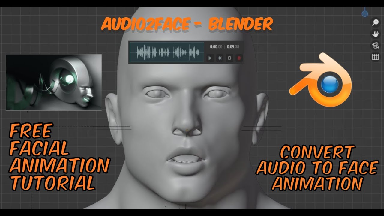 Facial Animation from Audio - Free - Omniverse - Audio2Face - Blender ...