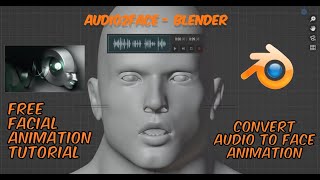 Facial Animation from Audio  - Free - Omniverse - Audio2Face - Blender - Tutorial