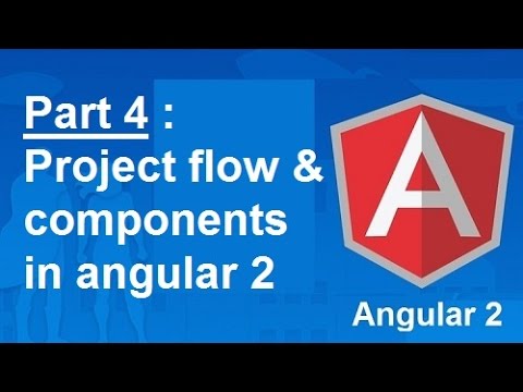 Part 4 : Project flow in angular 2 and components in angular 2 
