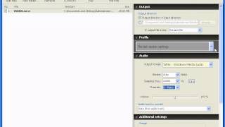 Pazera Free Audio Extractor video demo screenshot 3