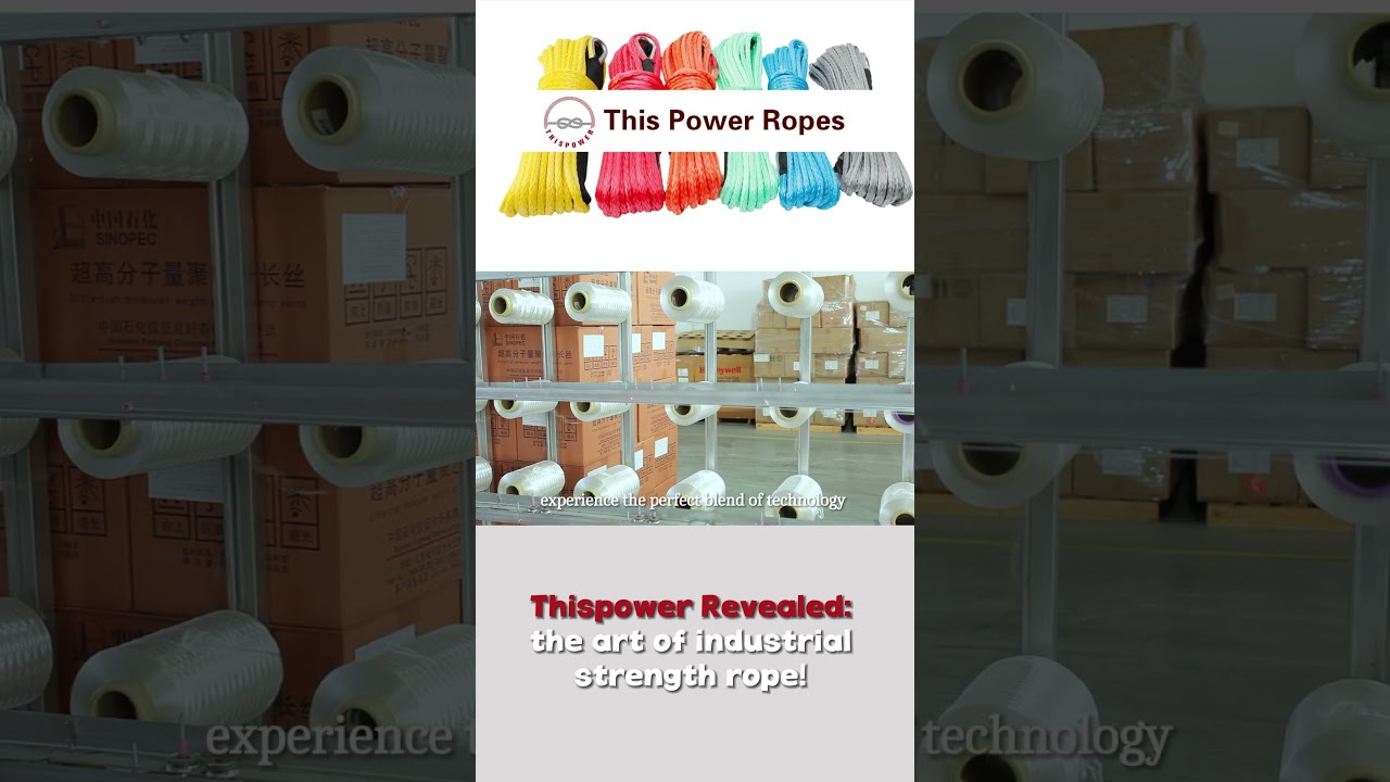 Thispower Revealed: the art of industrial rope! 💪 