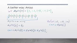 Arrays, Vectors, and Strings in C++