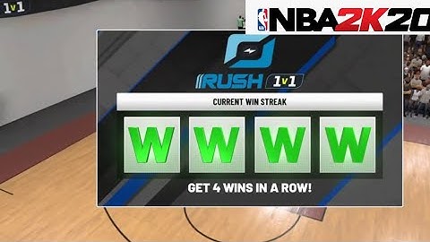 I WON THE 1V1 RUSH EVENT IN NBA 2K20! ONE OF THE HARDEST EVENTS IN 2K20!