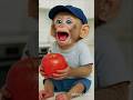 قرد كيوت قرد مشاكس قرد مضحك قرد يأكل تفاح قرد صغير Monkey 