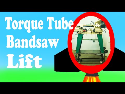 Torque Tube Lift BandSaw Stand - Mobility, Storage and a Better Work Height! thumbnail
