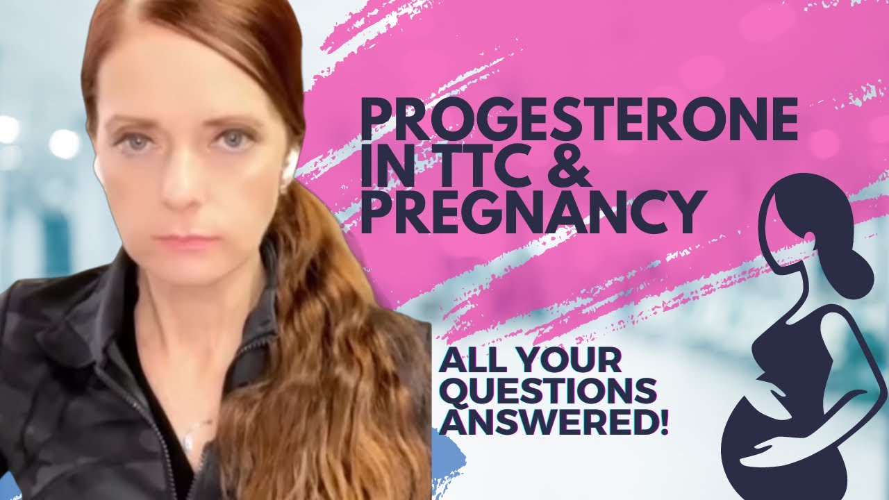 What is the role of progesterone in TTC and pregnancy?