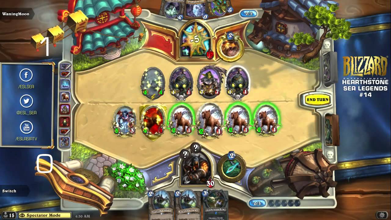 Hearthstone - WaningMoon vs Switch - SEA Legends - Season 14 - Round of 64