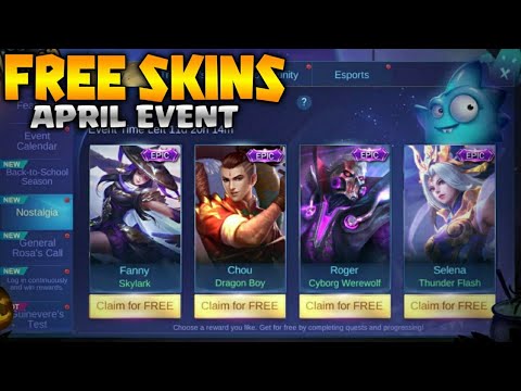 FREE EPIC SKIN! New April Events (YOU MUST KNOW) In MOBILE LEGENDS @jcgaming1221