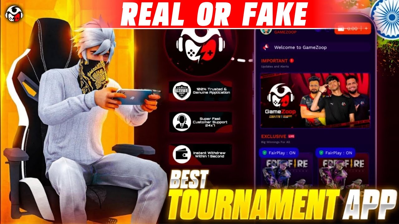 Gamezoop Free Fire Tournament App Real Or Fake || Gamezoop Tournament App Withdrawal