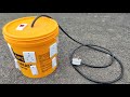 DIY Electric Extension Box With Old Plastic Container