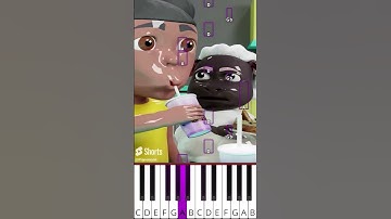 Thumbnail of Do you want the Grimace Shake (@oulyn) Amanda The Adventurer Animation - Octave Piano Tutorial